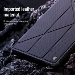 کیف کلاسوری نیلکین مدل Camshield Bumper Flip Folding مناسب تبلت سامسونگ Galaxy Tab S9 Fe Plus