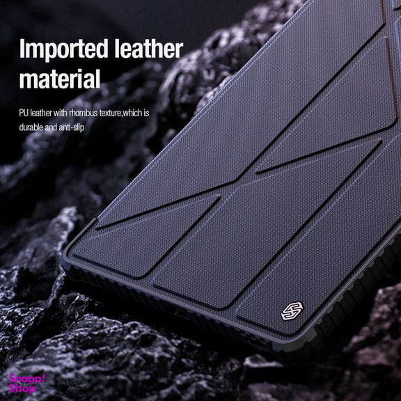 کیف کلاسوری نیلکین مدل Camshield Bumper Flip Folding مناسب تبلت سامسونگ Galaxy Tab S9 Fe Plus
