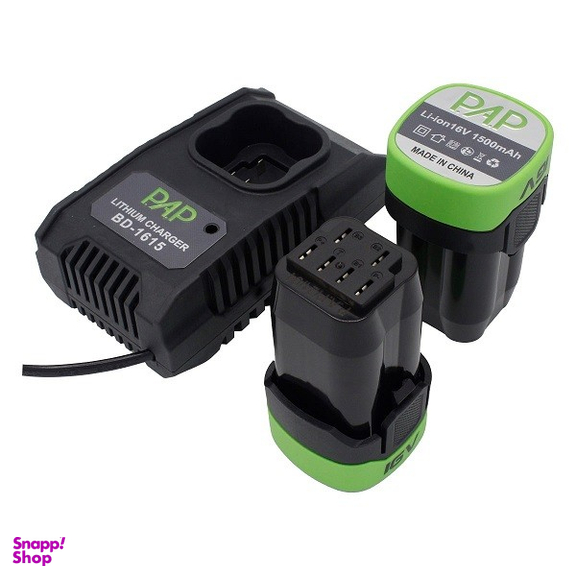 دریل شارژی 16 ولت براشلس پی ای پی مدل 1615