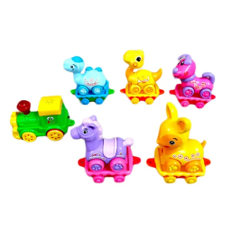 قطار حیوانات پارس مدل موزیکال و چراغ دار