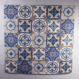دستمال سر و گردن مدل باندانا طرح کاشی سنتی