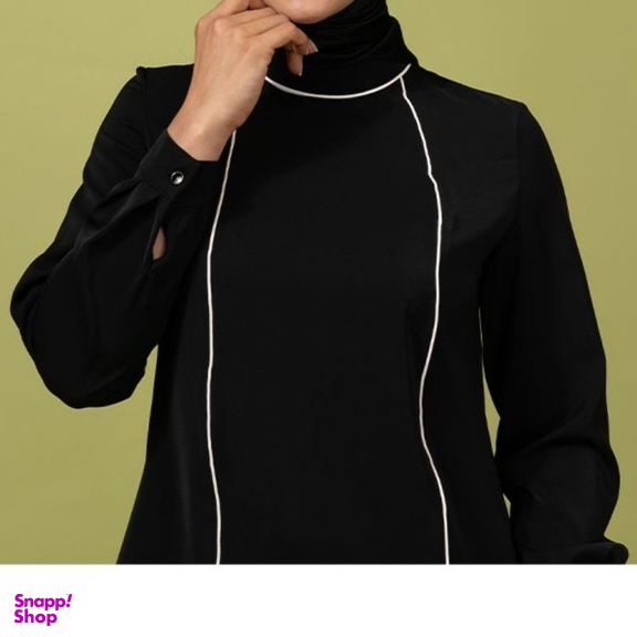 بلوز زنانه برنس مدل سوده رنگ مشکی