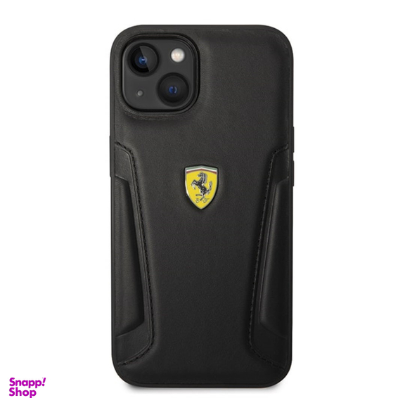 قاب موبایل چرمی سی جی کد 183399 طرح فراری iPhone 14 Plus