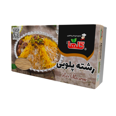 رشته پلویی گلها وزن 340 گرم بسته بندی جعبه