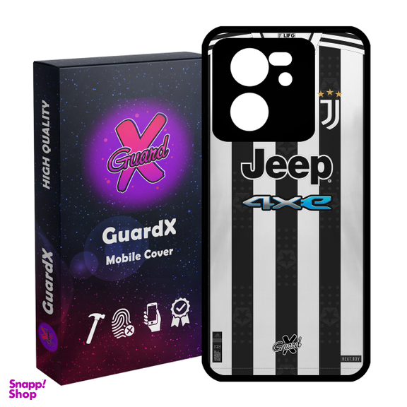 کاور گارد ایکس طرح یوونتوس مدل Glass10357 مناسب گوشی موبایل شیائومی 13T/13T Pro/Redmi K60 Ultra