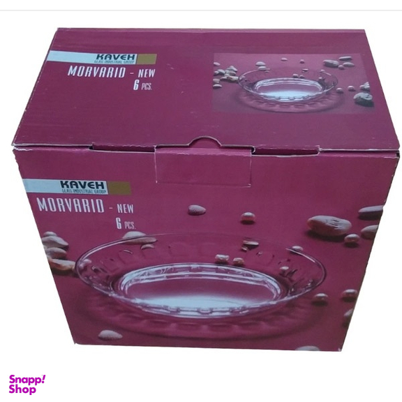 کمپوت خوری بلور کاوه کد 980 بسته 6 عددی