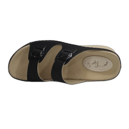 دمپایی طبی زنانه شهرام طب کد 8023 رنگ مشکی