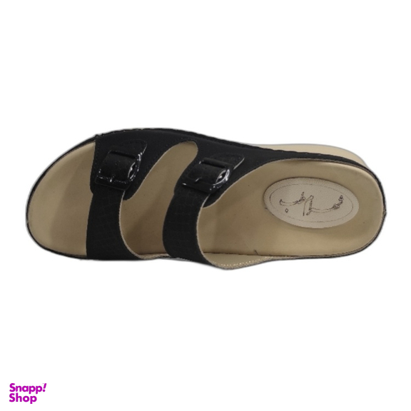 دمپایی طبی زنانه شهرام طب کد 8023 رنگ مشکی