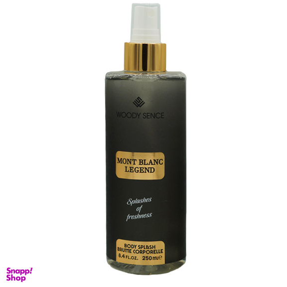 بادی اسپلش مردانه وودی سنس مدل MONT BLANC LEGEND حجم 250 میلی لیتر