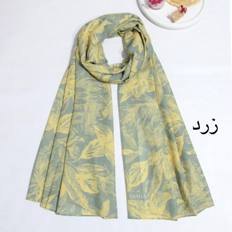 شال زنانه طرح گل کد ANA9010
