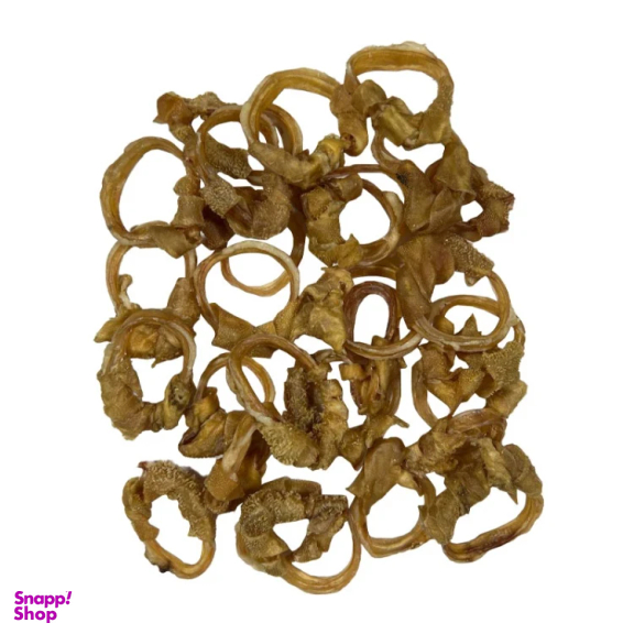تشویقی سگ شهر پت مدل ایز گود خرخره گاو دورپیچ سیرابی وزن 150 گرم