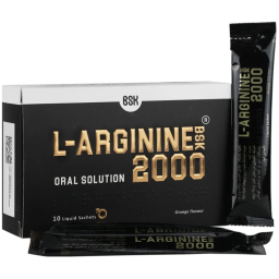 ساشه مکمل ال آرژنین 2000 میلی گرم بنیان سلامت کسری طعم پرتقال بسته 10 عددی