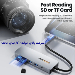 هاب 7 پورت USB-C توکی مدل TQ-HUB01A7
