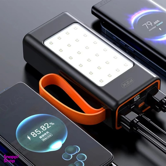 پاوربانک پی زد ایکس مدل V88 Fast Charge 22.5W ظرفیت 30000 میلی آمپر ساعت