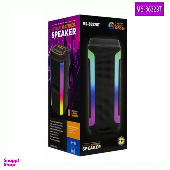 اسپیکر بلوتوثی قابل حمل مدل MS-3632BT