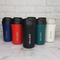 ماگ سفری مدل دو قفله coffee گنجایش 0.4 لیتر