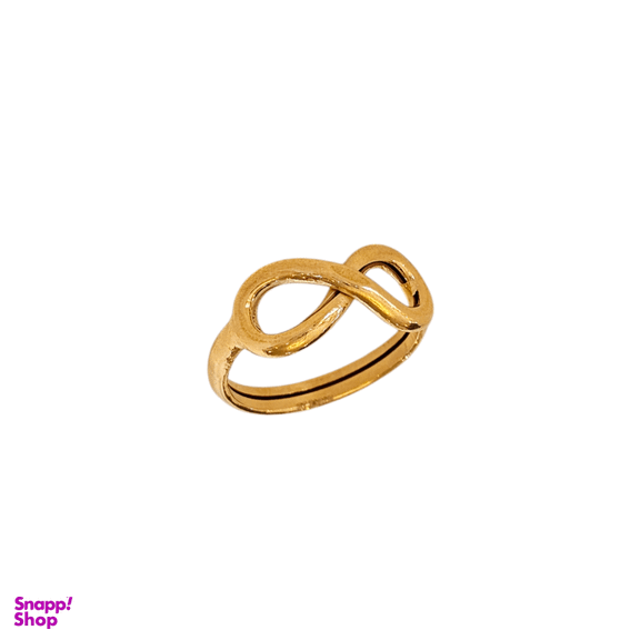 انگشتر طلا 18 عیار زنانه طرح بی نهایت کد 8877