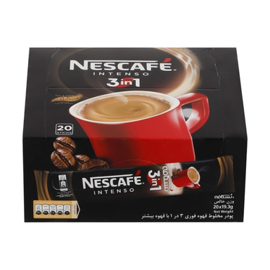کافه میکس اینتنسو 3×1 نسکافه بسته 20 عددی