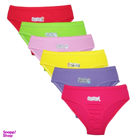 شورت اسلیپ دخترانه چیندکا کد 1003 مجموعه 6 عددی