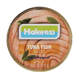 کنسرو ماهی تن در روغن گیاهی مکنزی وزن 180 گرم