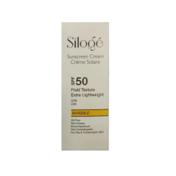 کرم ضد آفتاب سیلوژه SPF 50 مدل TEXTURE ‌بدون رنگ مناسب پوست‌ های چرب و مختلط حجم 40 میلی‌ لیتر