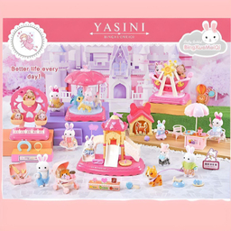 خانه عروسکی مدل شهربازی خرگوش کد 6702