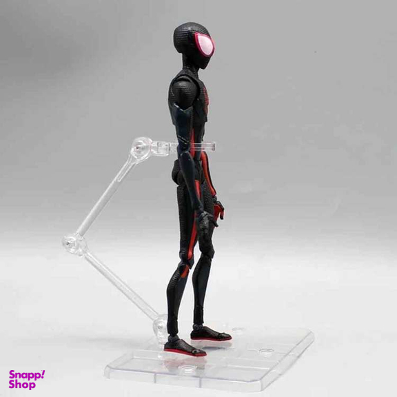 اکشن فیگور بندای مدل اسپایدرمن مایلز مورالس طرح Spiderman Miles Morales SHFiguarts