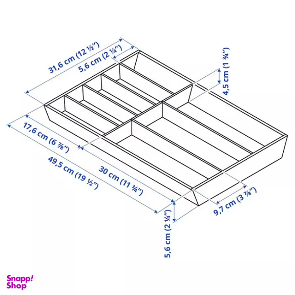 ارگانایزر کابینت ایکیا مدل Uppdatera کد 404.599.73