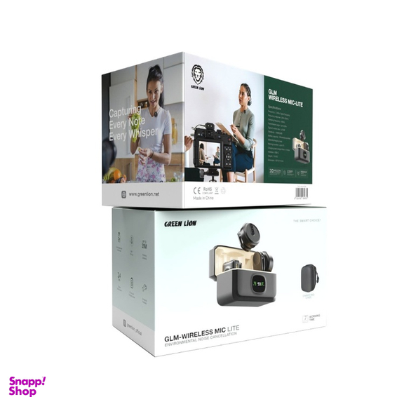 میکروفون بی سیم یقه‌ ای گرین لاین مدل GLM LITE کد GNGLMWIMICBK