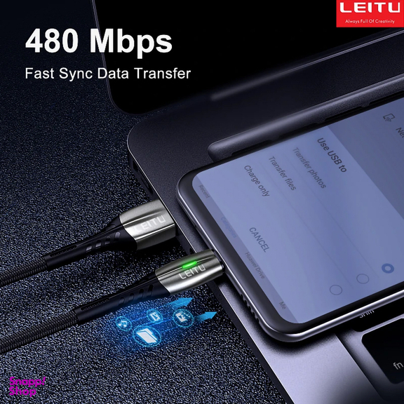 کابل تبدیل USB به لایتنینگ لیتو مدل LD-51 طول 1 متر