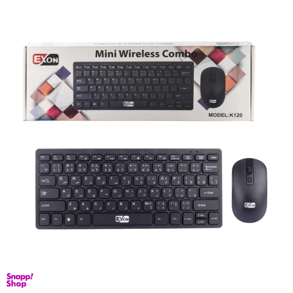 ماوس و کیبورد بی سیم اکسون K120