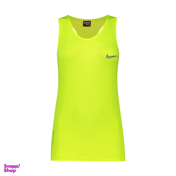 تاپ ورزشی زنانه طرح نایک کد AWT101 رنگ فسفری