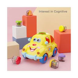 بازی آموزشی هولا مدل ماشین اشکال میوه‌ای موزیکال کد 516