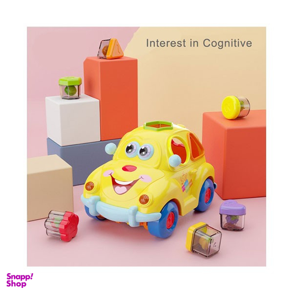 بازی آموزشی هولا مدل ماشین اشکال میوهای موزیکال کد 516