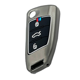 کاور سوئیچ خودرو کالانیکس مدل COV-S3-10643 طرح فلزی مناسب جک S3