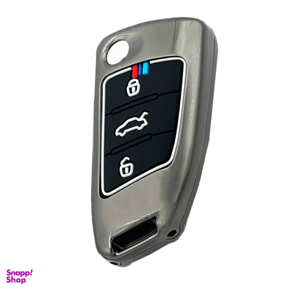 کاور سوئیچ خودرو کالانیکس مدل COV-S3-10643 طرح فلزی مناسب جک S3