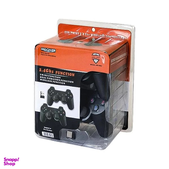دسته بازی کنسول بی سیم مچر مدل MR W64 بسته 2 عددی