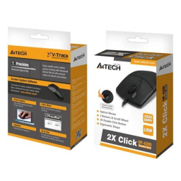 ماوس ای فورتک مدل OP-620DS رنگ مشکی