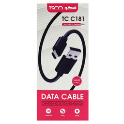 کابل تبدیل USB به USB-C تسکو (Tsco) مدل Tc181 به طول 1m
