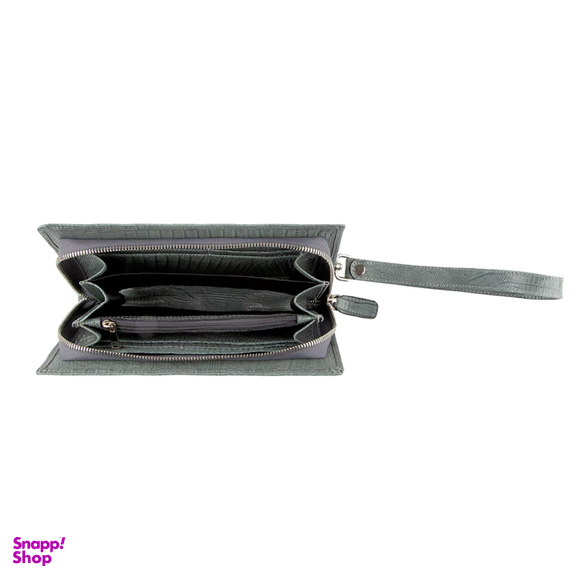 کیف پول چرم کروکو مدل سانوی