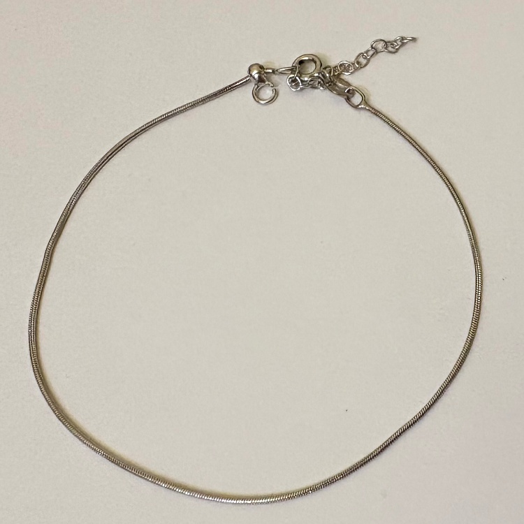 پابند نقره زنانه گیرا مدل ماری کد G0563