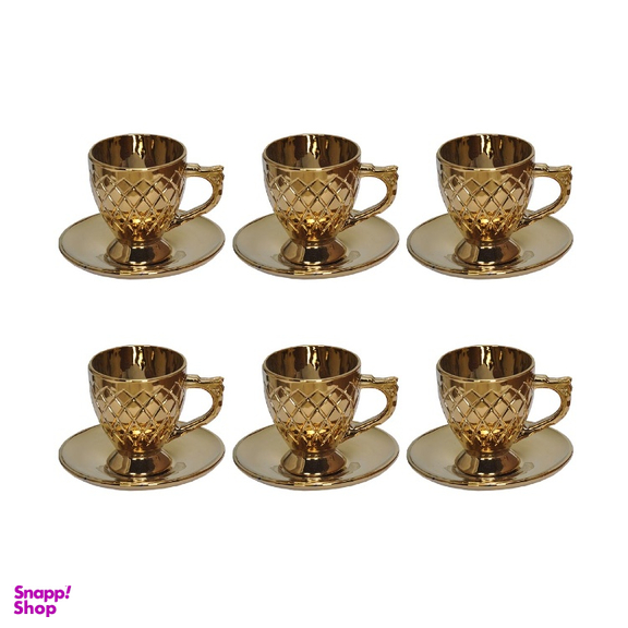 فنجان و نعلبکی مدل میشل بسته 6 عددی