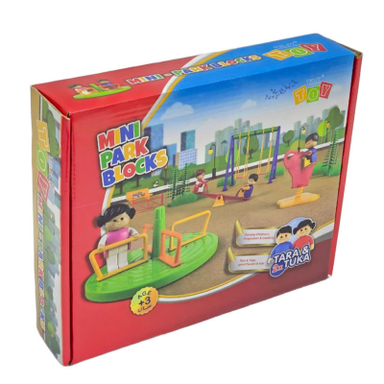 ساختنی 34 تکه ناب سل مدل مینی پارک MINI PARK BLOCKS
