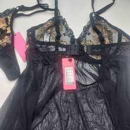 لباس خواب زنانه برتا مدل 2200MZ رنگ مشکی