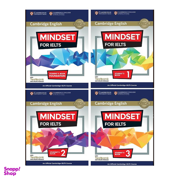 کتاب Cambridge English Mindset For IELTS اثر جمعی از نویسندگان انتشارات هدف نوین مجموعه 4 جلدی