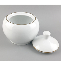 قندان شرکت صنایع چینی تقدیس مدل دوبلین خط طلا