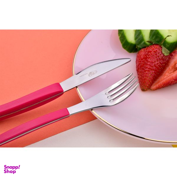 سرویس قاشق و چنگال 31 پارچه سی اند اس مدل منحنی