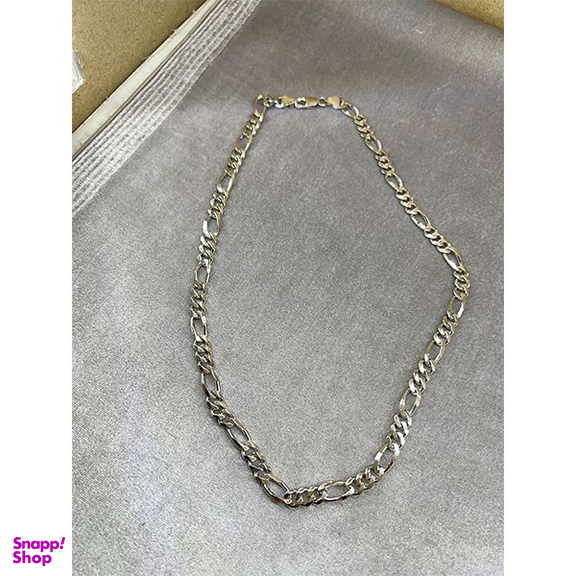 زنجیر نقره مردانه مدل پهن کد 698522