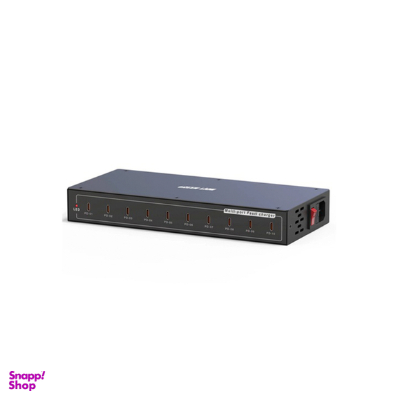 ایستگاه شارژ 10 پورت Type-C گرین لاین مدل PD Multi 10Ports Charging