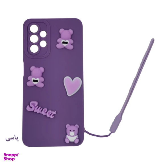 قاب گوشی موبایل لیمیا مدل عروسکی لنزدار ژله ای طرح Sweet مناسب سامسونگ Galaxy A13/A23/A32 5G به همراه دستبند